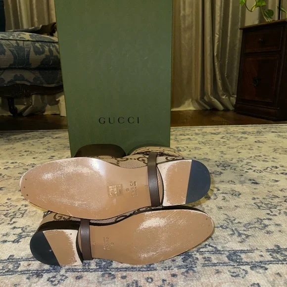 Gucci GG Canvas Horsebit Boot - Picture 2 of 7